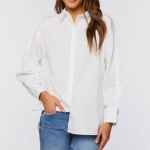 New Forever 21 White Button Down